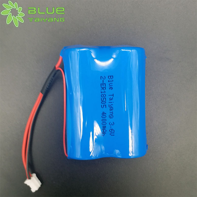 li-socl2 battery pack 2-ER18505 3.6v 8000mah Lithium battery