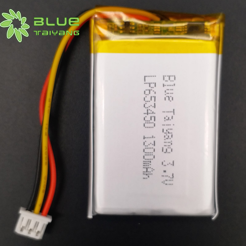 653450 rechargeable 3 7v 1300mah 4.81wh battery