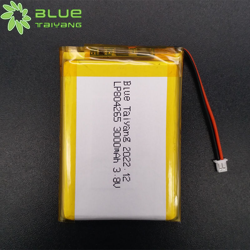 804265 rechargeable li polymer battery cells lipo 3.8v 3000mah battery