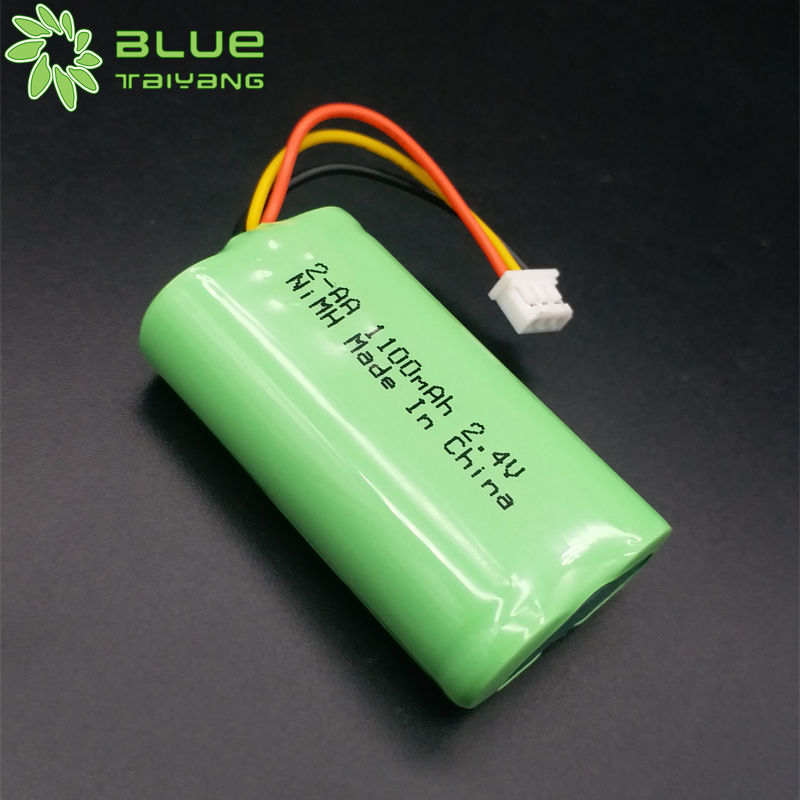 Rechargeable Ni-mh battery pack 2.4v 1100mah