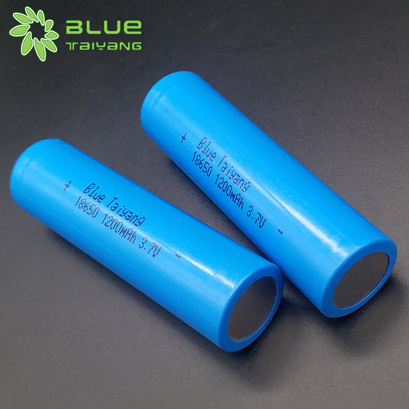 Rechargeable li-ion battery 3.7v 18650 1200mah lithium-ion battery