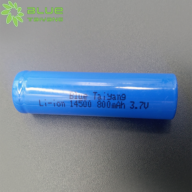 icr14500 rechargeable 800mah14500 3c 3.7v li ion battery