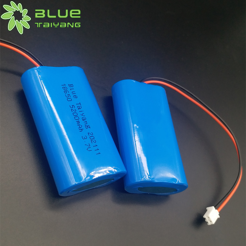 Rechargeable batteries fst 18650 3.7v 5200mah pack lithium battery