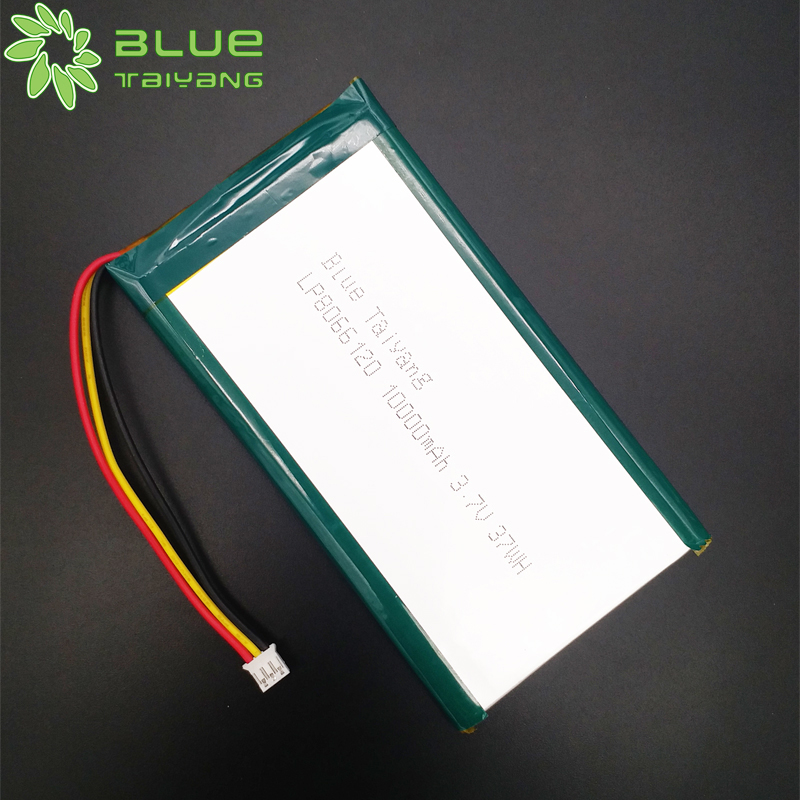 Rechargeable battery 8066120 3.7v 10000mah battery cell
