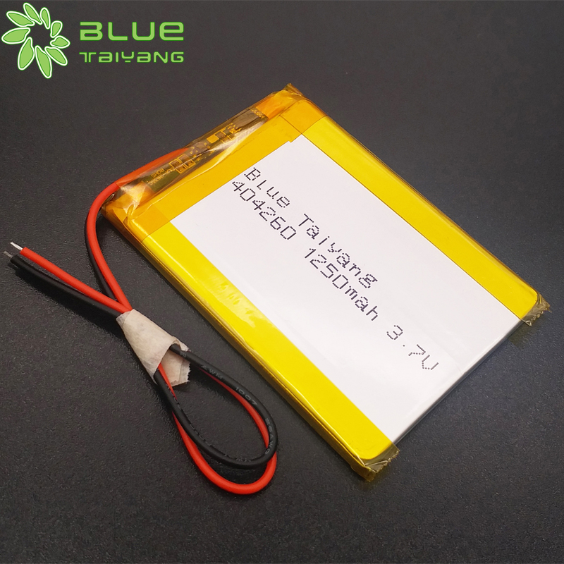 Rechargeable E Cycle Battery 404260 1250Mah 3.7 V Lithium Ion Polymer Lipo Batterery