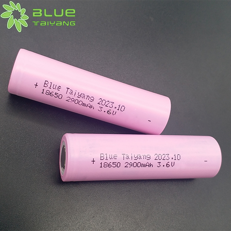 High temperature discharge 85 ℃ Ultra low temperature discharge -40 ℃ 18650 2900mah 3.6v cylindrical Lithium ion rechargeable battery