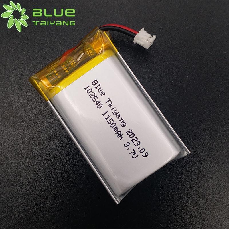 LP102540 rechargeable lithium polymer cell 3.7v batterie li ion 1150mah lipo battery