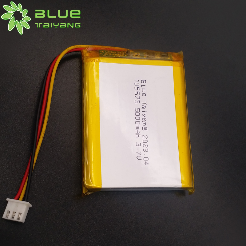 105573 batterie 3.7v rechargeable lipo battery 5000mah 3.7v 18.5wh lithium ion polymer battery