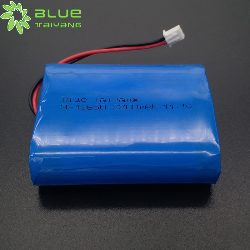 Customized rechargeable bateria lipo 3s 2200mah li ion battery pack li-ion battery cell 18650 2200mah 11.1v