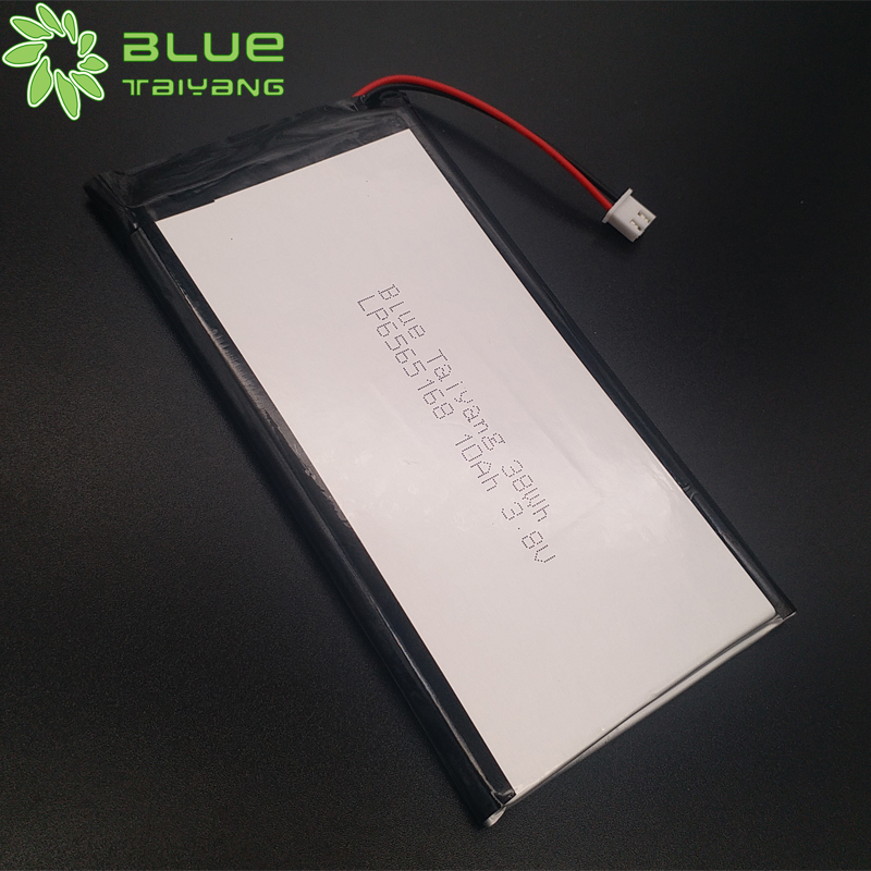 6565168 rechargeable lithium polymer battery 3.8v 10000mah lipo battery