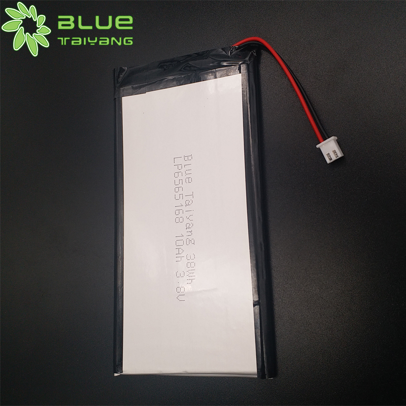 6565168 rechargeable lithium polymer battery 3.8v 10000mah lipo battery