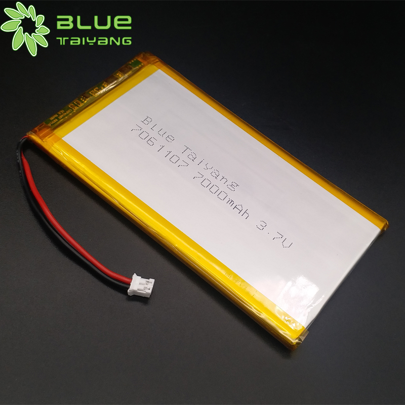 7061107 rechargeable battery Lipo Battery 3.7V 7000mah Lithium Polymer Battery