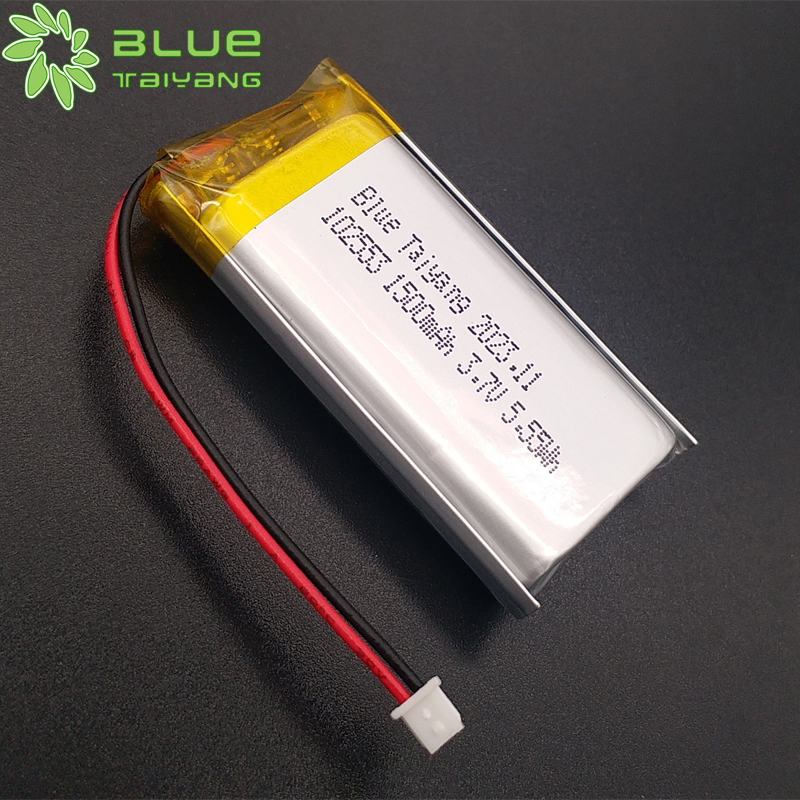 102553 3.7v 1500mah 5.55wh lipo li-ion battery rechargeable li polymer batteries