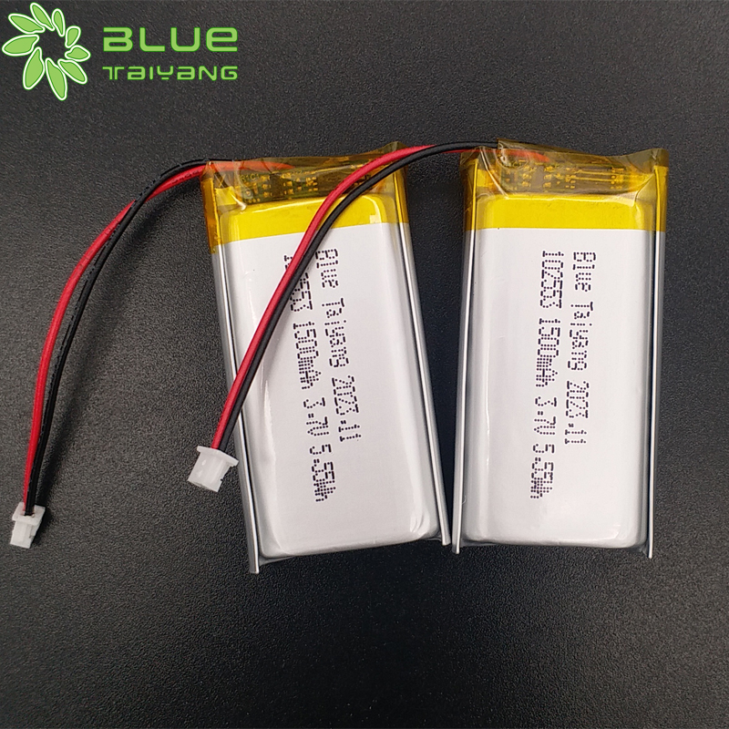 102553 3.7v 1500mah 5.55wh lipo li-ion battery rechargeable li polymer batteries