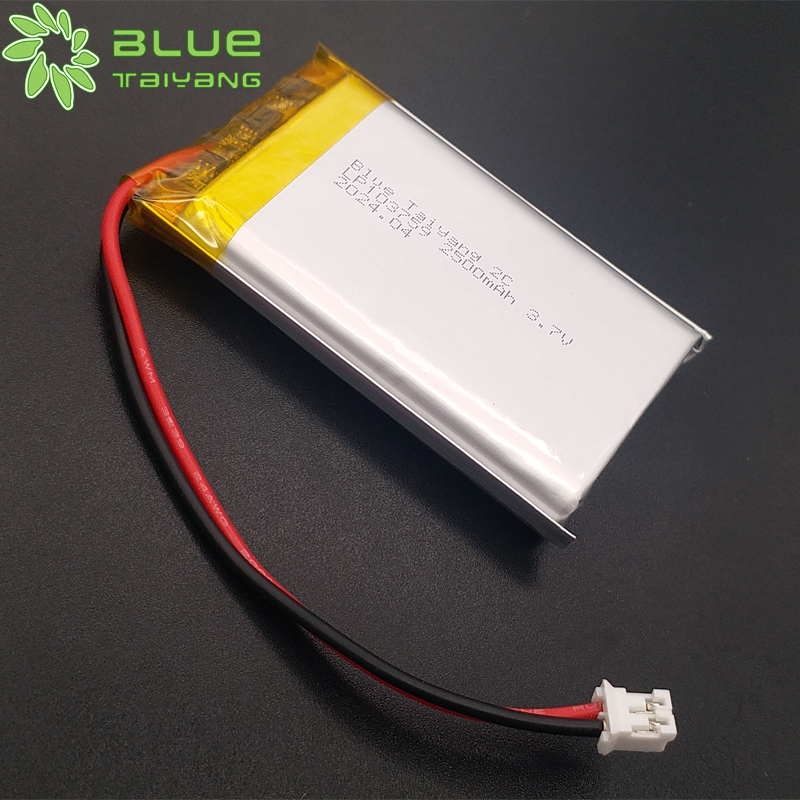 Rechargeable 103759 3.7v 2500mah 2C lithium polymer battery