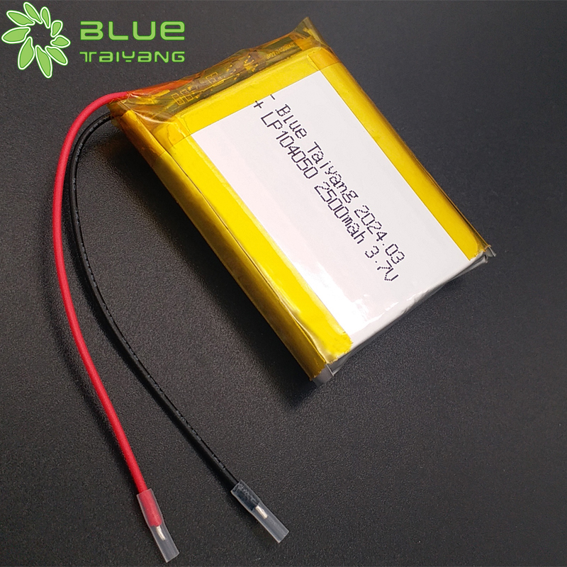 104050 2500mah 3.7v lithium polymer battery 3.7v 2500mah cell rechargeable lipo battery