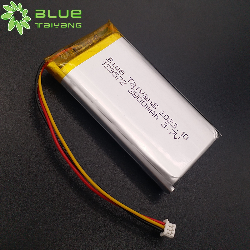 Rechargeable li ion battery 123572 3.7v 3800mah Lithium ion polymer batteries