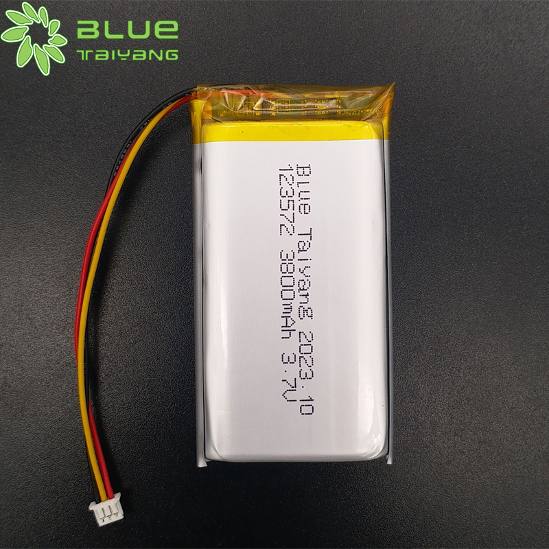 Rechargeable li ion battery 123572 3.7v 3800mah Lithium ion polymer batteries