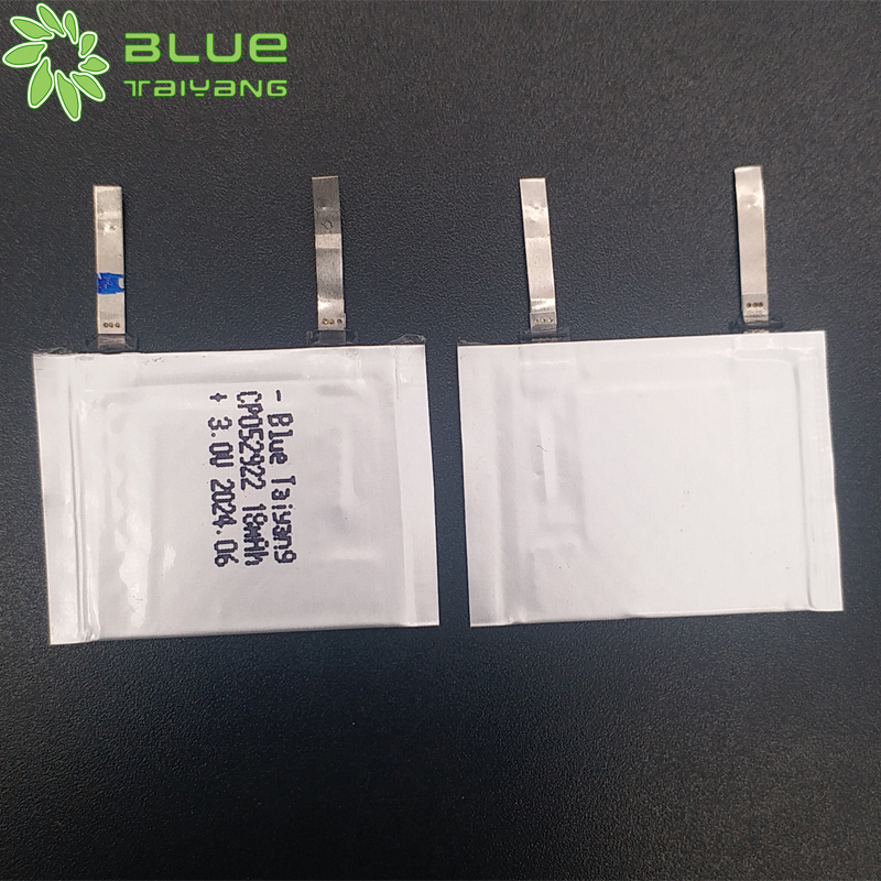 CP052922 18mah 3v prismatic Li-Mno2 flexible ultra thin tiny battery