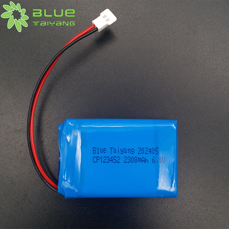 cp123452 6v 2300mah li-MnO2 battery pack