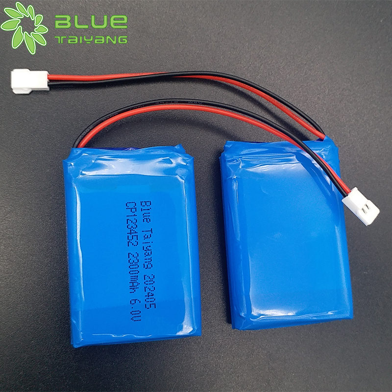 cp123452 6v 2300mah li-MnO2 battery pack