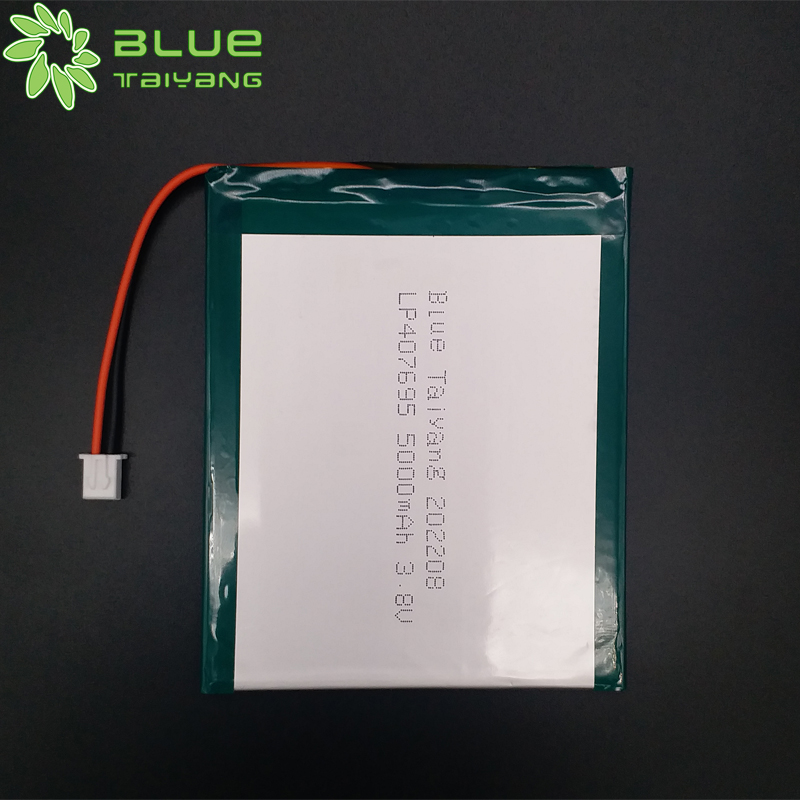 407695 rechargeable Li-polymer 5000mah 3.8v lithium polymer battery pack