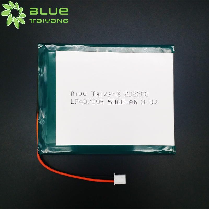 407695 rechargeable Li-polymer 5000mah 3.8v lithium polymer battery pack