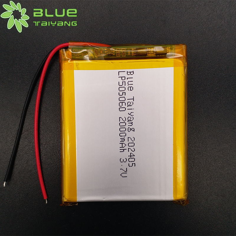 505060 3.7volt 2000mah lithium polymer cell battery 2000mah 3.7v rechargeable battery