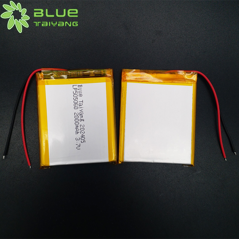 505060 3.7volt 2000mah lithium polymer cell battery 2000mah 3.7v rechargeable battery