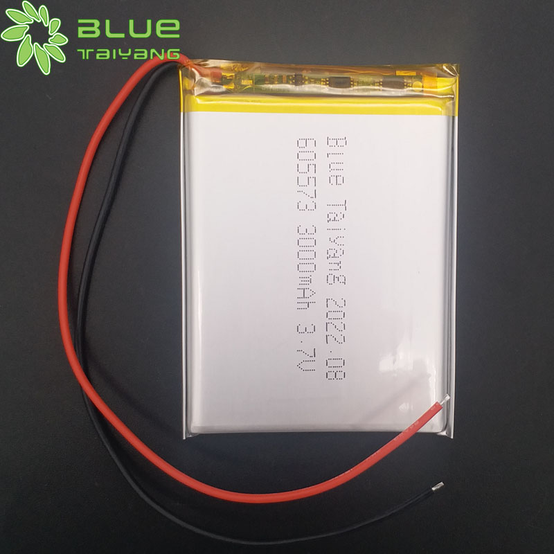 3000mah polymer li ion battery trade 605573 rechargeable flat 3.7v 3000mah 11.1wh 4.2v lithium polymer battery