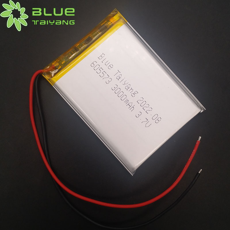 3000mah polymer li ion battery trade 605573 rechargeable flat 3.7v 3000mah 11.1wh 4.2v lithium polymer battery