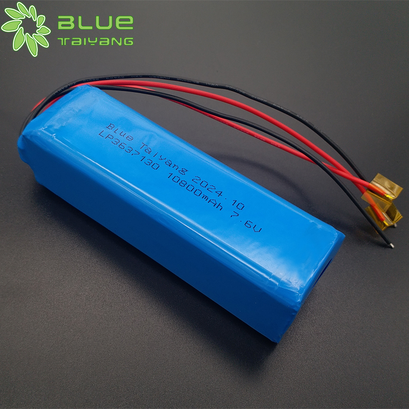 3637130 7.6V 10800mah 10000mah rechargeable lithium polymer battery pack