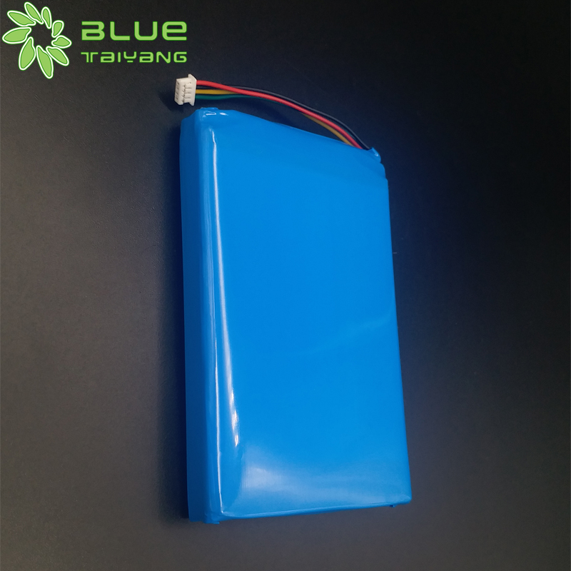 Smart rechargeable li polymer battery 7.4v LP1365100 li ion battery 7.4v 6000mah 44.4wh lithium polymer battery