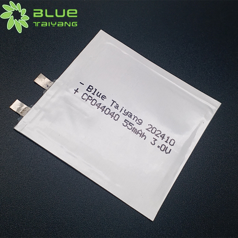 Electronic price tag disposable battery CP044040 55mah 3.0V non-rechargeable soft li-mno2