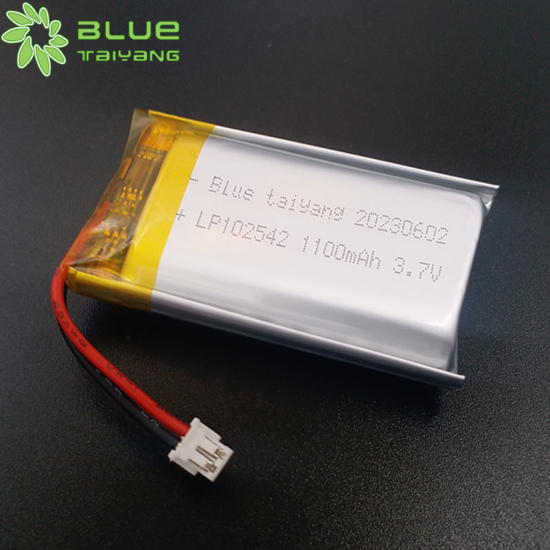 Blue Taiyang 102542 rechargeable Lipo 3.7v pil camera 3.7 v 1100mah lithium polymer battery