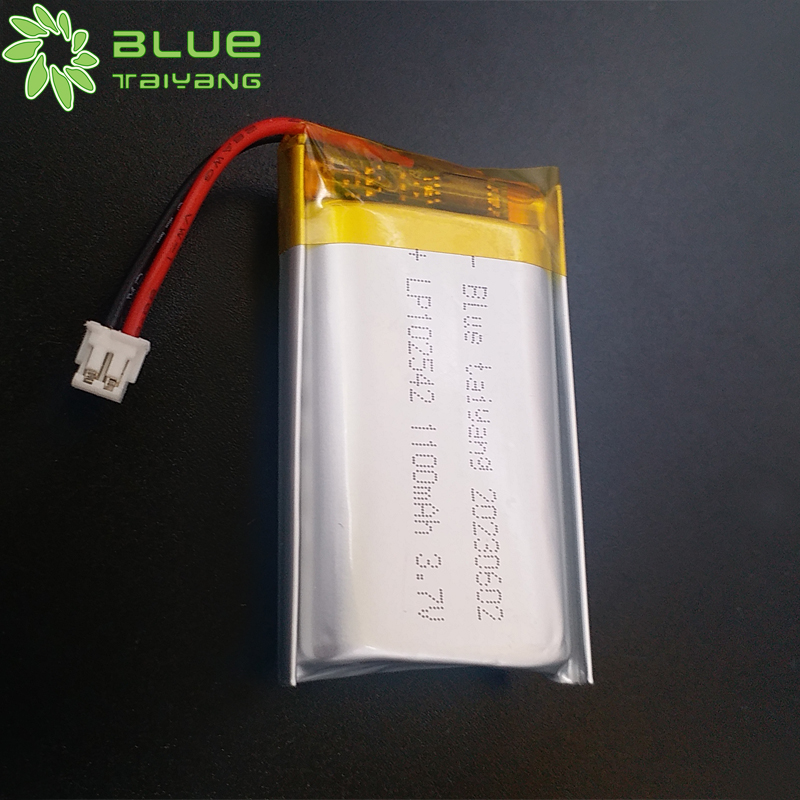 Blue Taiyang 102542 rechargeable Lipo 3.7v pil camera 3.7 v 1100mah lithium polymer battery