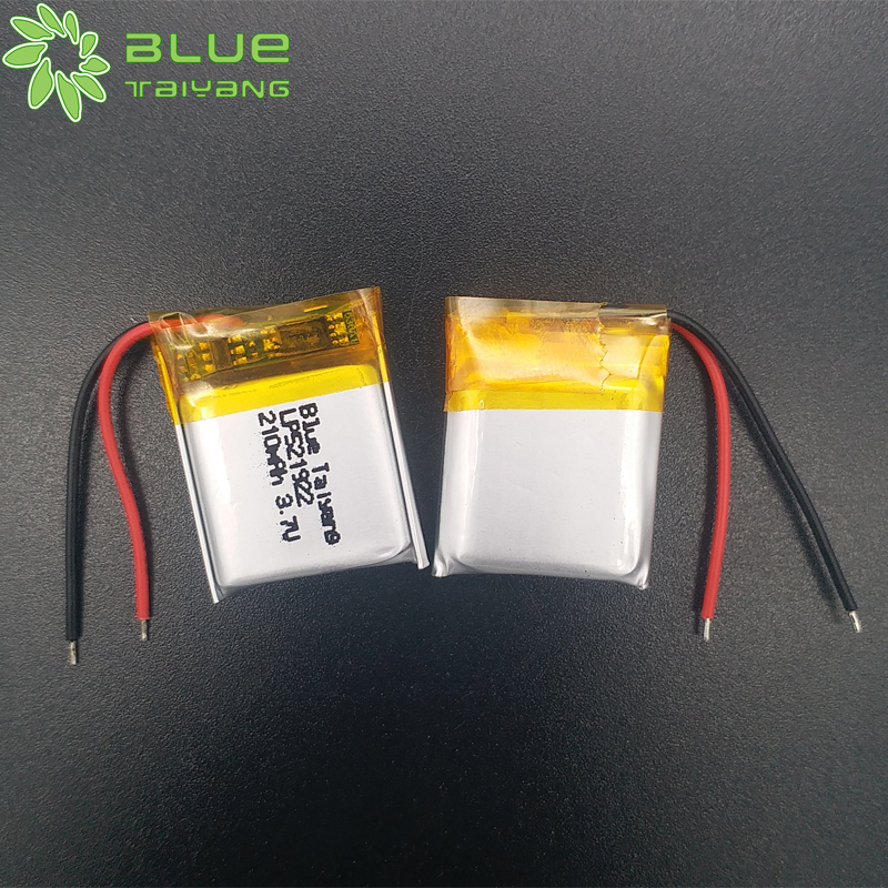 Small lithium ion rechargeable Li Ion Cell 3.7V 200Mah 210Mah 521922 Lithium Polymer Batteries Lipo Battery