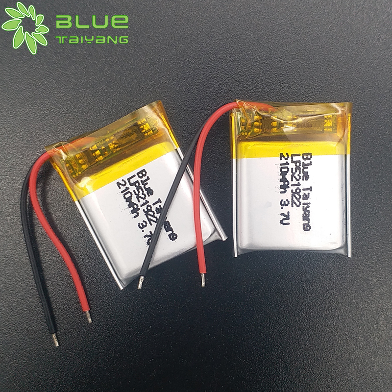 Small lithium ion rechargeable Li Ion Cell 3.7V 200Mah 210Mah 521922 Lithium Polymer Batteries Lipo Battery