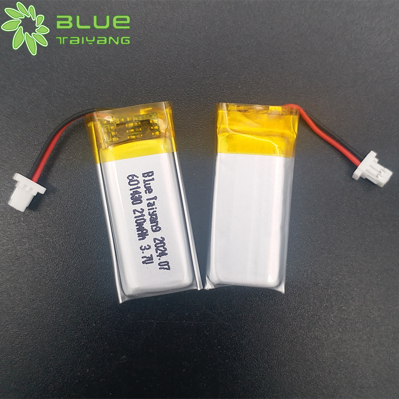 Small size 601430 210mah 3.7v rechargeable lithium polymer Bluetooth headset battery