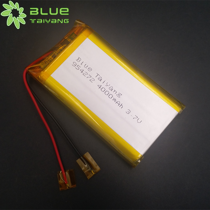 954272 14.8wh 3.7v 4000mah rechargeable lithium polymer battery for heated gloves winter heating stockings battery