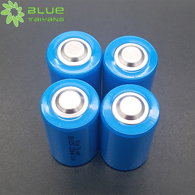 ER14250 3.6v cylindrical li-socl2 lithium battery 1200mah