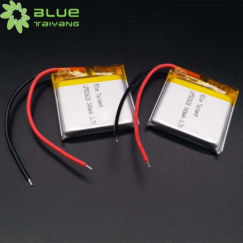 Square small battery 502628 3.7v 320mah 300mah 340mah lithium polymer battery
