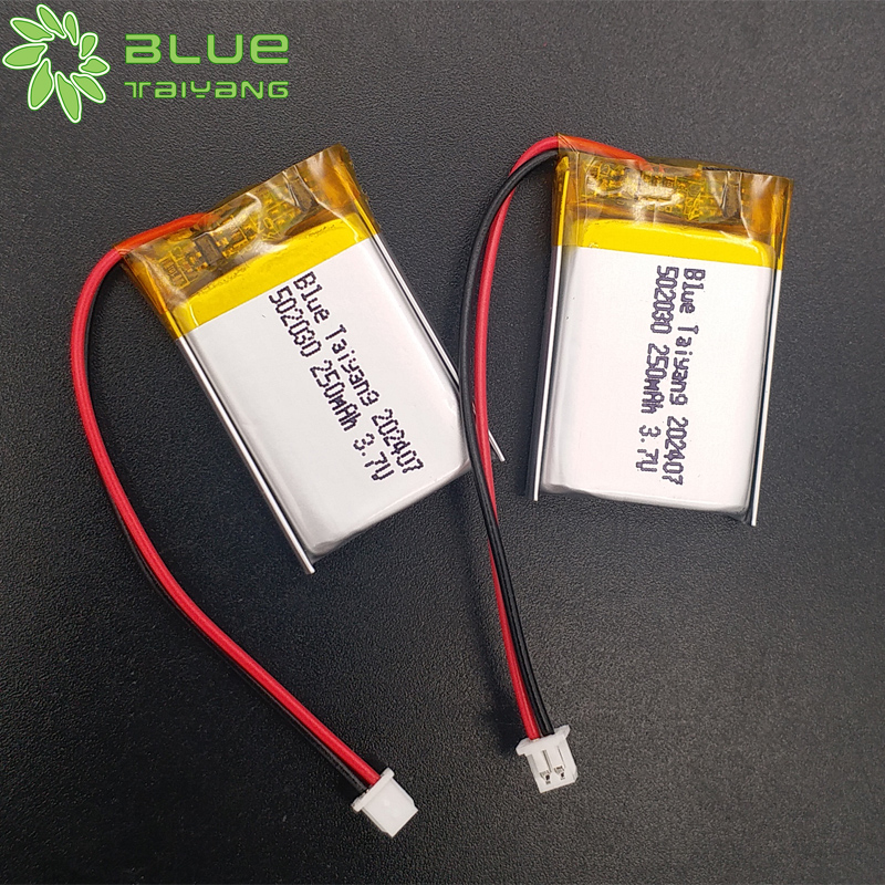 502030 4.0v 250mah li polymer batteries rechargeable for mp3 mp4 bluetooth speaker 3.7v 250mah li-po battery