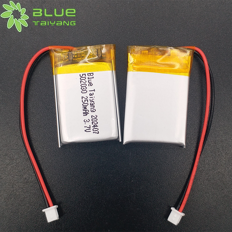 502030 4.0v 250mah li polymer batteries rechargeable for mp3 mp4 bluetooth speaker 3.7v 250mah li-po battery