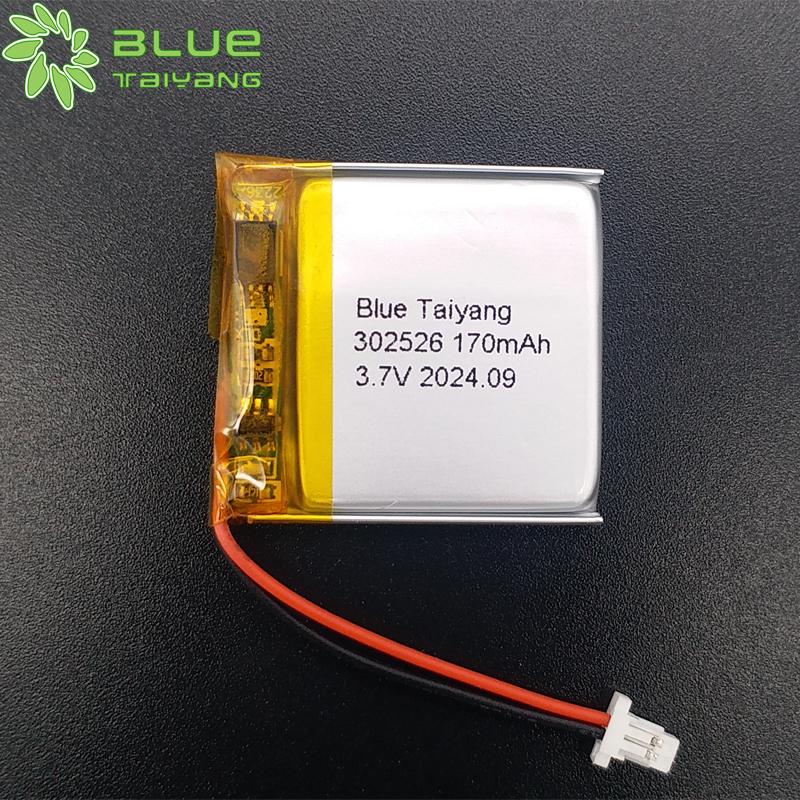 302526 3.7V 170mah lipo battery deep cycle lithium polymer battery