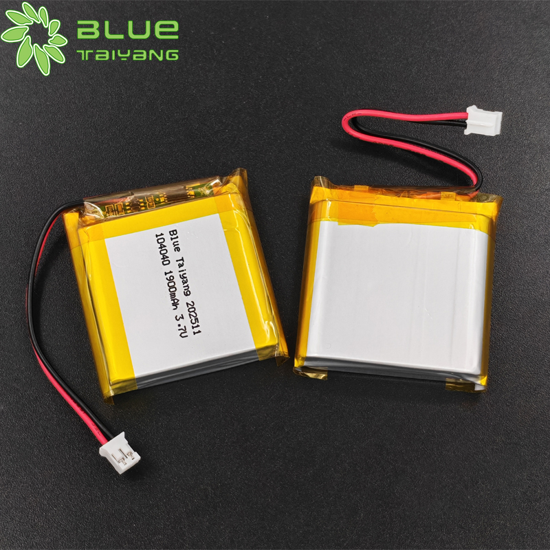 104040 2000mah 3.7v rechargeable battery 3.7v 1900mah lithium polymer cell battery
