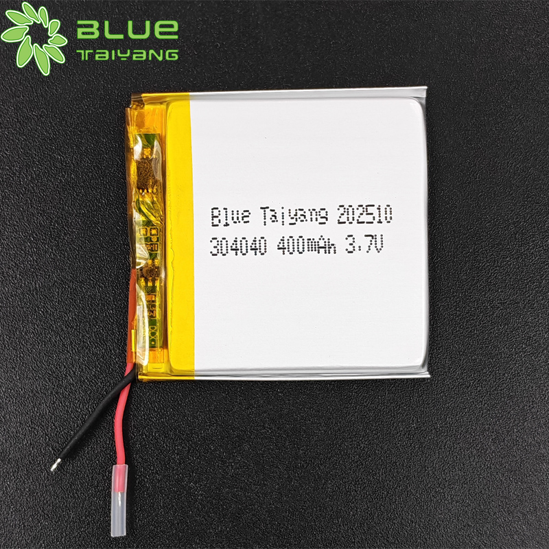 Li Polymer Rechargeable Battery 304040 3.7v 400mah Li Polymer Battery Cell