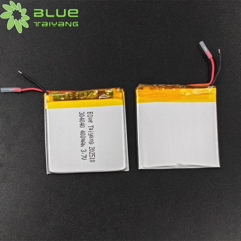 Li Polymer Rechargeable Battery 304040 3.7v 400mah Li Polymer Battery Cell