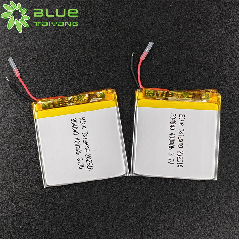 Li Polymer Rechargeable Battery 304040 3.7v 400mah Li Polymer Battery Cell
