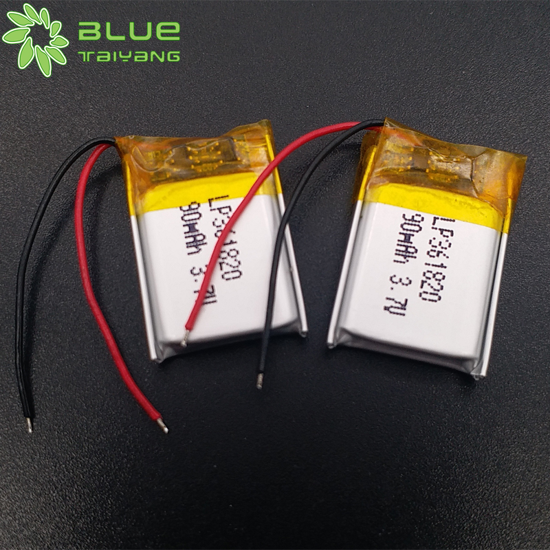 361820 Rechargeable Custom Lipo Bateria Para Audifonos 3.7v 90mah Mini Battery
